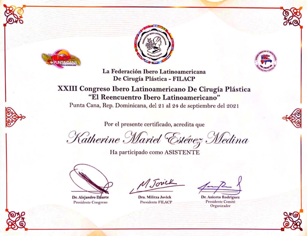 Reconocimiento FILACP RD 2021